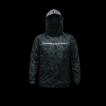 Apparel Bone CHLBCGN Dry Fit Hoodie Long Green Camo (Without Buff)