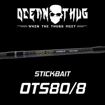 Rod Bone OTS808 OceanThug Pop80 StickBait PE6-8